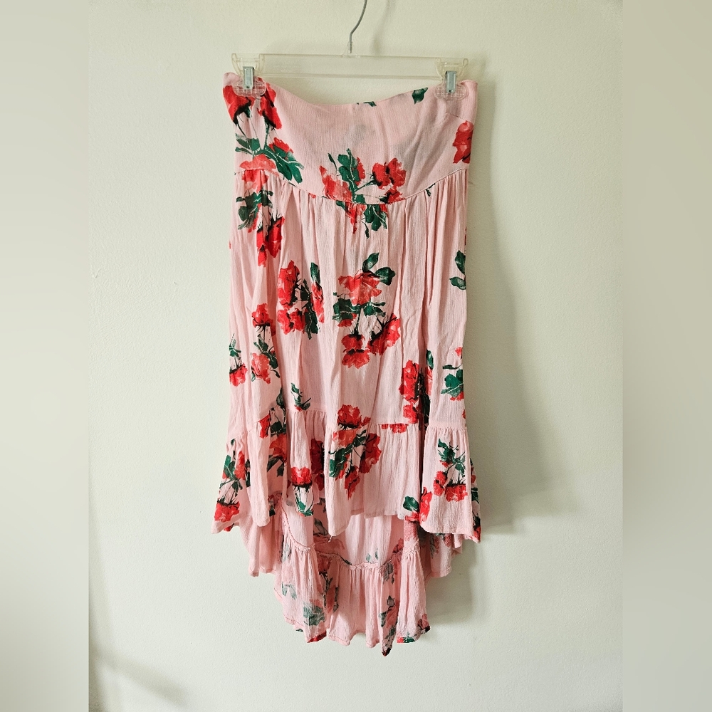 NWT ASOS swim floral strapless dress